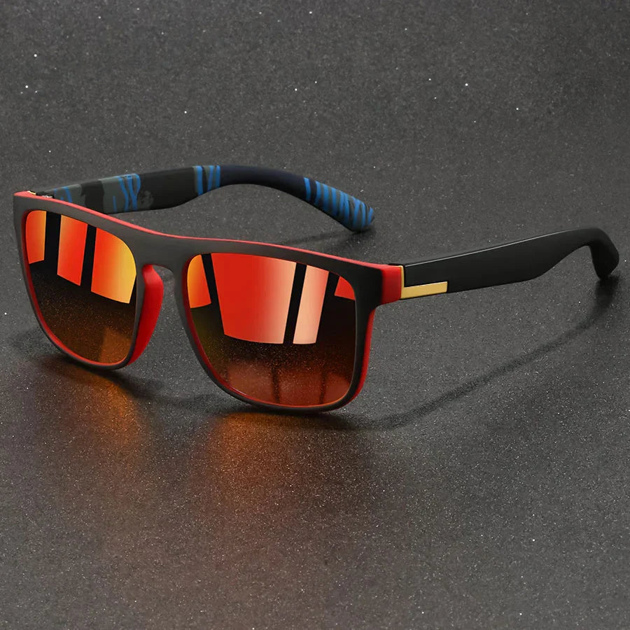 Fashion Vintage Square Sports Sunglasses Men Women Fishing Driving for Man Brand Designer Sun Glasses Eyewear