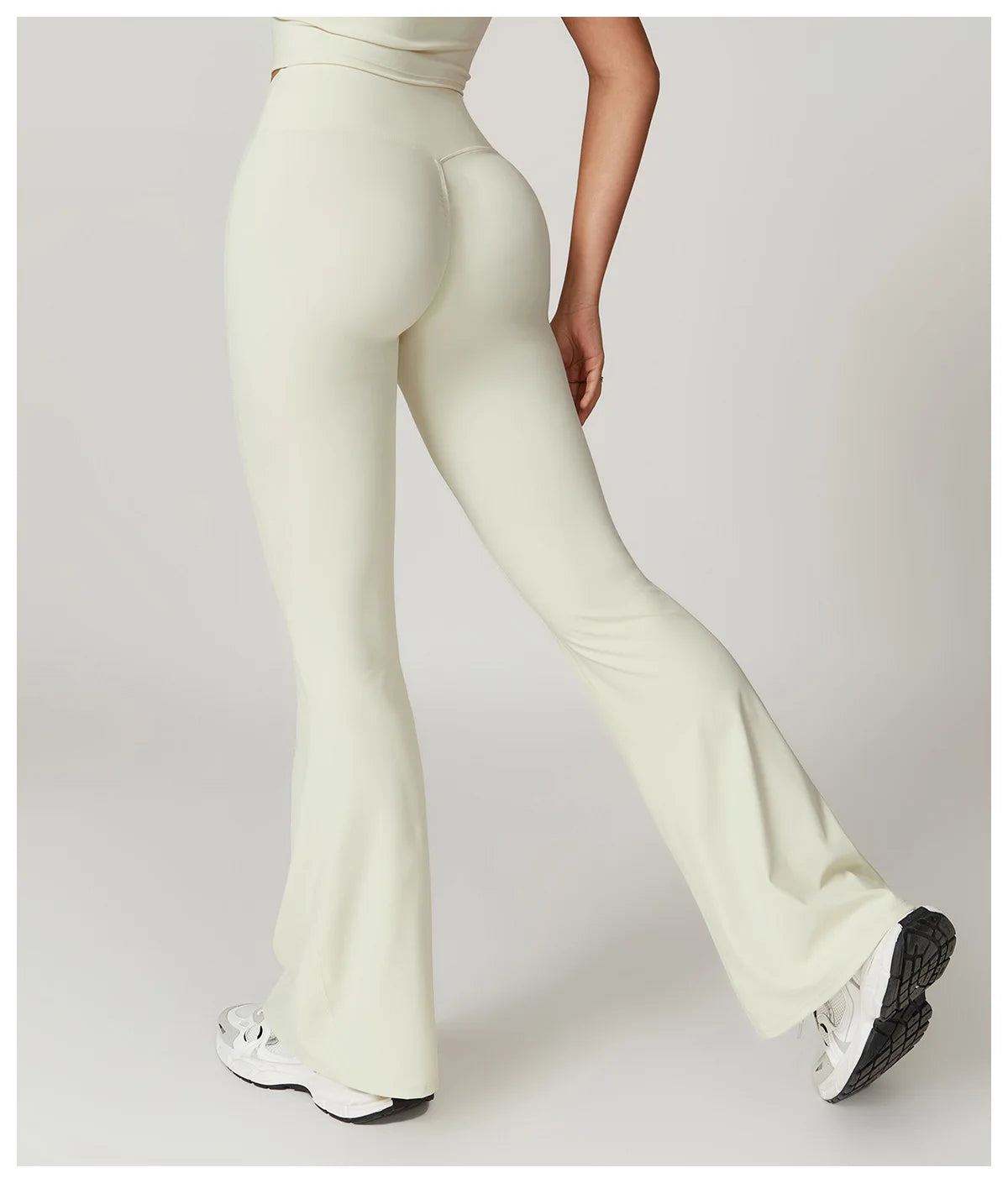 Flared Pants Women Yoga Bell-bottoms Tight Lifting Dance High Waist Tights Sport Pants Gym Running Breathable Fitness Leggings