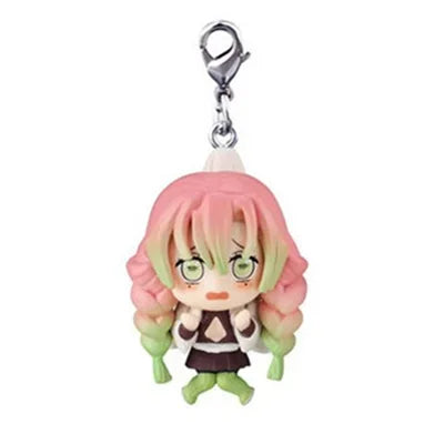 BANDAI Demon Slayer Action Figures Model Tanjirou Muichirou Sanemi Mitsuri Gashapon Pendant series Ornaments Original