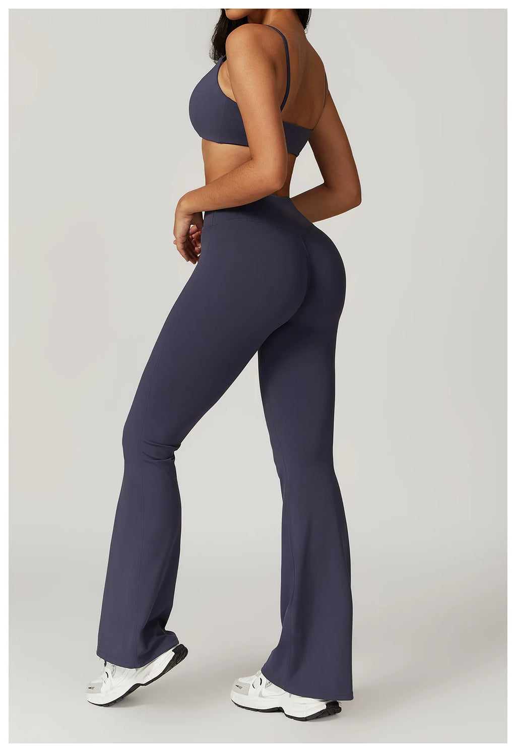 Flared Pants Women Yoga Bell-bottoms Tight Lifting Dance High Waist Tights Sport Pants Gym Running Breathable Fitness Leggings