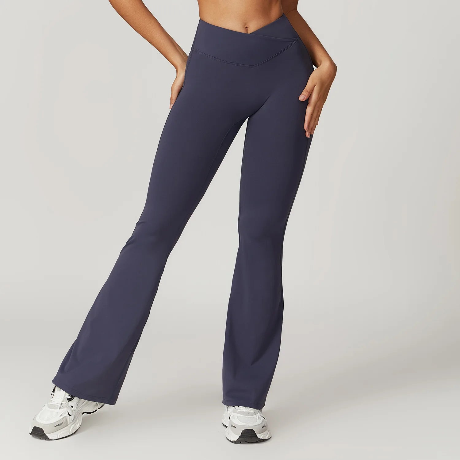 Flared Pants Women Yoga Bell-bottoms Tight Lifting Dance High Waist Tights Sport Pants Gym Running Breathable Fitness Leggings