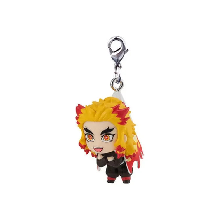 BANDAI Demon Slayer Action Figures Model Tanjirou Muichirou Sanemi Mitsuri Gashapon Pendant series Ornaments Original