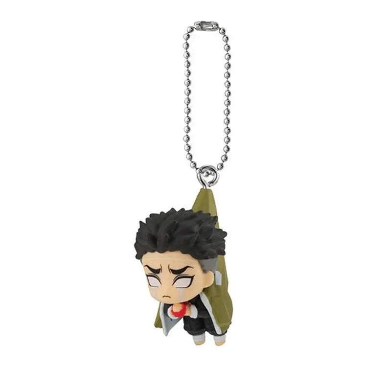 BANDAI Demon Slayer Action Figures Model Tanjirou Muichirou Sanemi Mitsuri Gashapon Pendant series Ornaments Original