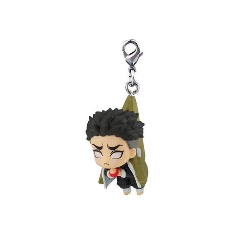 BANDAI Demon Slayer Action Figures Model Tanjirou Muichirou Sanemi Mitsuri Gashapon Pendant series Ornaments Original