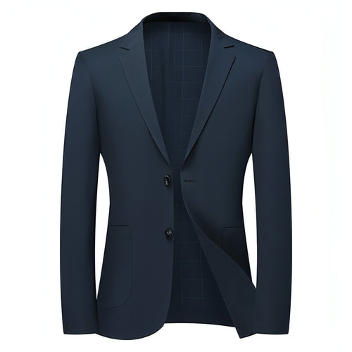 Men's Summer Thin Suit Men's Casual Fashion Business Light Ice Silk