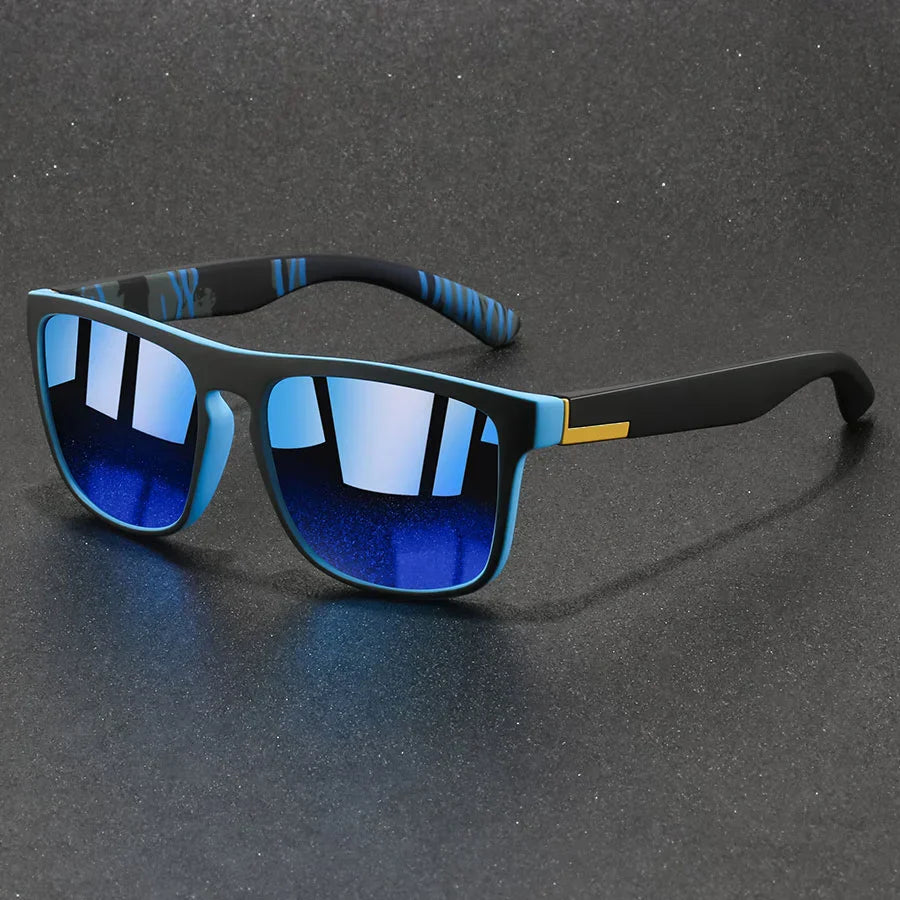 Fashion Vintage Square Sports Sunglasses Men Women Fishing Driving for Man Brand Designer Sun Glasses Eyewear
