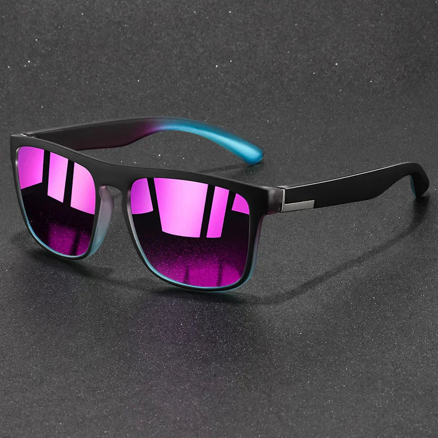 Fashion Vintage Square Sports Sunglasses Men Women Fishing Driving for Man Brand Designer Sun Glasses Eyewear